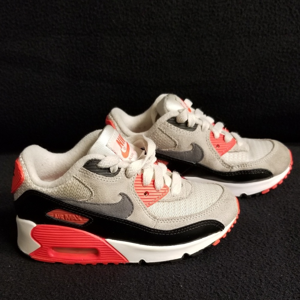 Nike Air Max 90 Infrared Prem Mesh Little Kid 11c